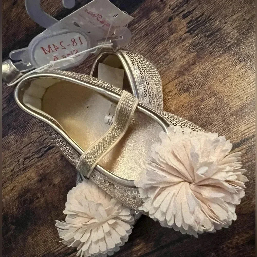 Stepping Stones | toddler girls dress shoes. Size: 18-24M, size-6 - Picture 11 of 11